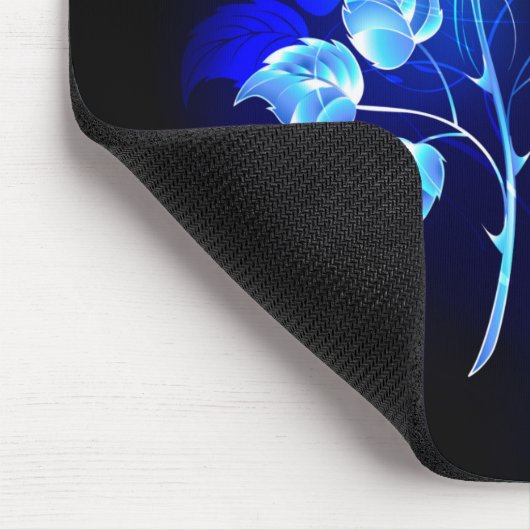 Tapis De Souris Burning Blue Rose (Coin)