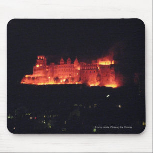 Tapis De Souris Burning de château d'Heidelberg
