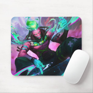 Tapis De Souris Burning Vengeance Jeu Mousepad   Thème flamme