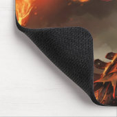Tapis De Souris Burning Vengeance Jeu Mousepad | Thème flamme (Coin)