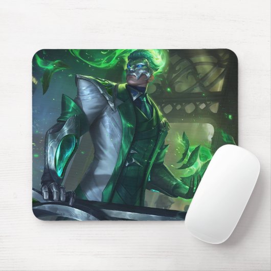 Tapis De Souris Burning Vengeance Jeu Mousepad | Thème flamme (Avec souris)
