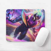 Tapis De Souris Burning Vengeance Jeu Mousepad | Thème flamme (Avec souris)
