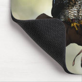 Tapis De Souris Buse à queue rouge sur Glove (Coin)