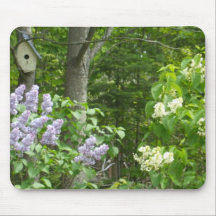 Tapis De Souris Bush lilas et Chambre d'oiseau
