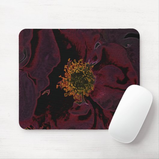 Tapis De Souris Bush Rose Neon (Avec souris)