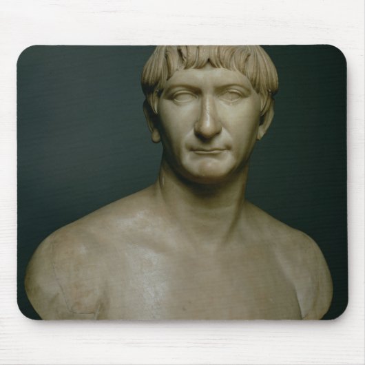 Tapis De Souris Buste de portrait d'empereur Trajan (53-117 (Devant)