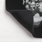 Tapis De Souris Buste en marbre gréco-romain Classique Noir et Bla (Coin)