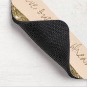 Tapis De Souris Buts inspirants tendance Spark Gold Rose Faux Marb (Coin)