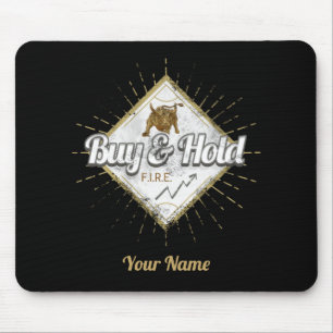 Tapis De Souris Buy and Hold Trader Bull buy the dip Investisseur