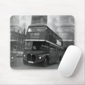 Tapis De Souris BW Black & White London Bus & Big Ben (Avec souris)