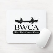 Tapis De Souris BWCA / Randonnée en canoë de poisson (Avec souris)