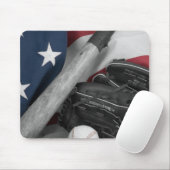 Tapis De Souris bwredblue de basebasll (Avec souris)