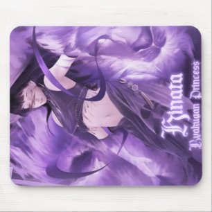 Tapis De Souris Byakugan Princesse - Anime violet Aura Mousepad