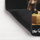 Tapis De Souris Byrn Hunt Lover - Joli Rat Guerrier Et Poodle Noir (Coin)