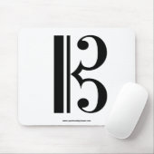 Tapis De Souris C-Clef Mousepad (Avec souris)