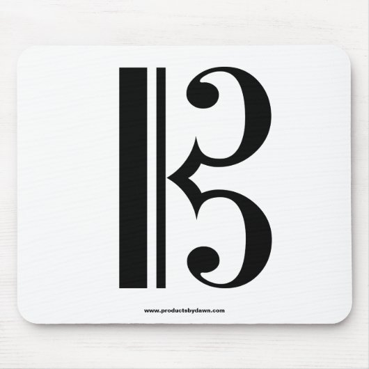 Tapis De Souris C-Clef Mousepad (Devant)