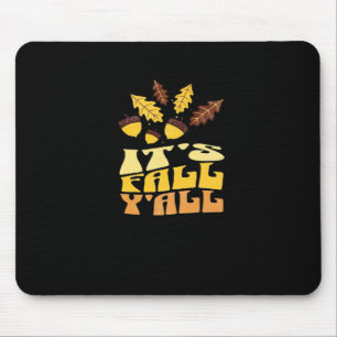 Tapis De Souris C’est automne Y’all Feuille Classic Vintage