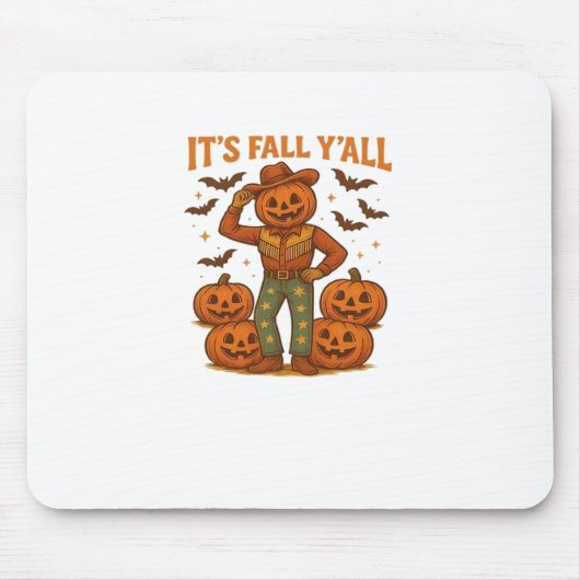 Tapis De Souris C’est le Citrouille de Fall Y’all (Devant)