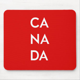 Tapis De Souris Ca Na Da Canada Monotone foncé