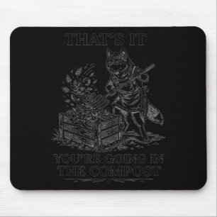 Tapis De Souris Ça va au compost drôle siberian husky