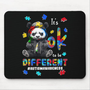Tapis De Souris Ça va être différent Autisme Panda