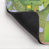 Tapis De Souris Cabane dans un arbre de chat (Coin)