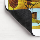 Tapis De Souris Cabane dans un arbre d'île (Coin)