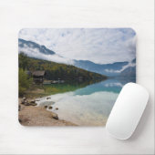 Tapis De Souris Cabine à côté de lac Bohinj en Slovénie (Avec souris)