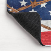 Tapis De Souris Câble barbelé sur drapeau (Coin)