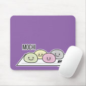 Tapis De Souris Câble de riz à la crème glacée Cute Mochi Thé vert (Avec souris)