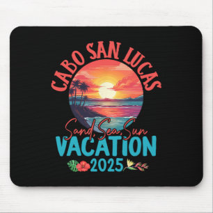 Tapis De Souris Cabo San Lucas Mexique Vacation 2025 Souvenir Matc