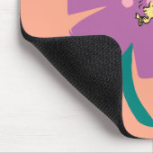 Tapis De Souris cacahuètes | Illustration de la nature Fleur pourp (Coin)