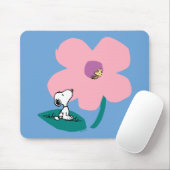 Tapis De Souris cacahuètes | Illustration Nature Rose Flower (Avec souris)