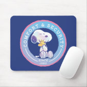 Tapis De Souris cacahuètes | Insigne de confort et de sécurité ble (Avec souris)