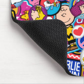 Tapis De Souris cacahuètes | Motif de patchs Mixtape (Coin)