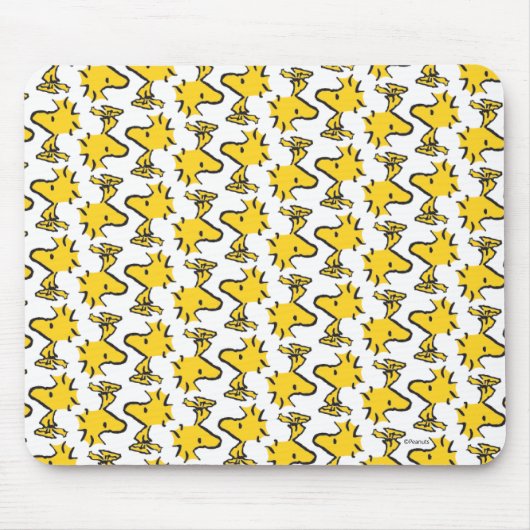 Tapis De Souris cacahuètes | Motif Woodstock (Devant)