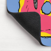 Tapis De Souris cacahuètes | Snoopy Donut rose (Coin)