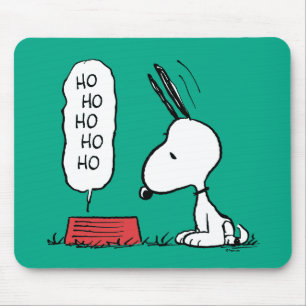 Tapis De Souris cacahuètes   Snoopy Ho Ho Ho Plat alimentaire