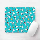 Tapis De Souris cacahuètes | Snoopy & Lunettes de soleil Motif (Avec souris)