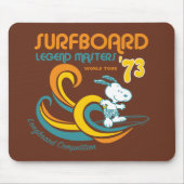 Tapis De Souris cacahuètes | Snoopy Surboard Longboard Competition (Devant)