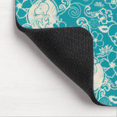 Tapis De Souris cacahuètes | Snoopy Turquoise Tropical Beach Motif (Coin)