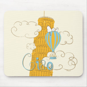 Tapis De Souris cacahuètes   Snoopy & Woodstock Ciao