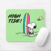 Tapis De Souris cacahuètes | Snoopy & Woodstock High Tide (Avec souris)