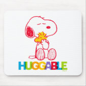 Tapis De Souris cacahuètes | Snoopy & Woodstock Huggable (Devant)