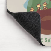 Tapis De Souris cacahuètes | Snoopy & Woodstock Satisfaction pure (Coin)