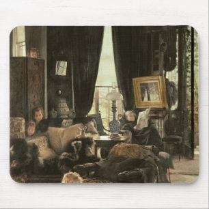 Tapis De Souris Cache-cache de James Tissot , c.1880-82