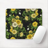 Tapis De Souris Caché en rose, jaune et vert (Avec souris)