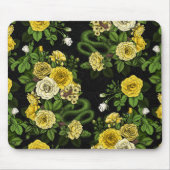 Tapis De Souris Caché en rose, jaune et vert (Devant)