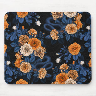 Tapis De Souris Caché en rose, orange et bleu