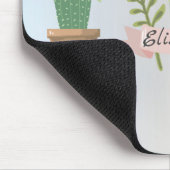 Tapis De Souris Cactus adorable, argenté (Coin)